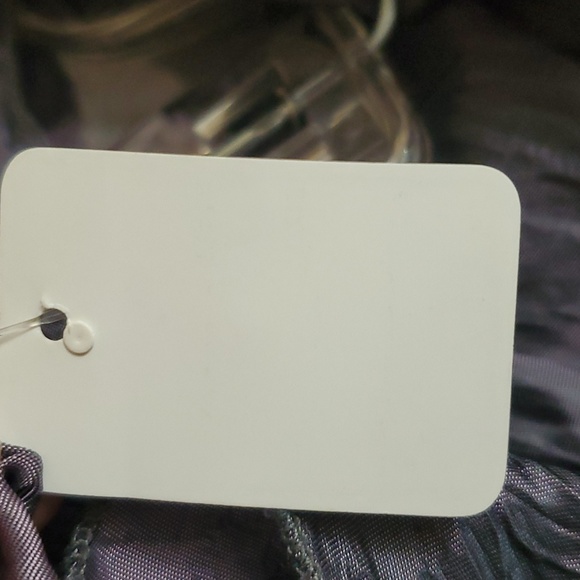 Lee Andersen - Crushed Silk Midi Shop Neck Dress - Deep Purple NEW - Picture 9 of 9